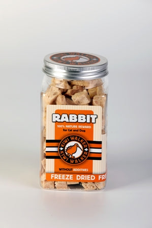 Freeze Dried Rabbit 100% Natural Treats - Kiwi Walker